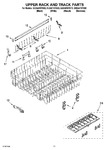 Diagram for 09 - Upper Rack And Track Parts