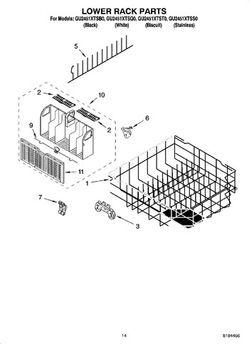 Diagram for GU2451XTSQ0