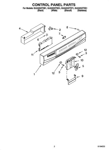 Diagram for GU2455XTSS1