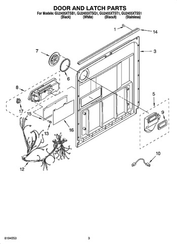 Diagram for GU2455XTSS1