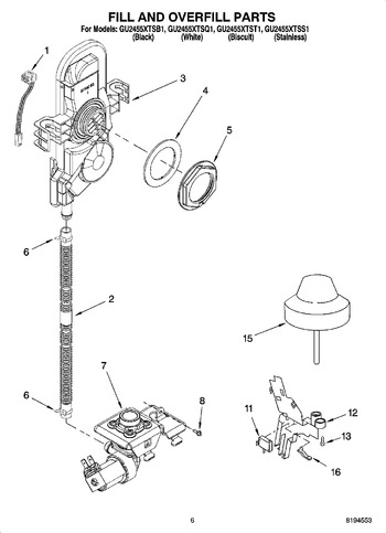 Diagram for GU2455XTSS1