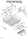 Diagram for 09 - Upper Rack And Track Parts