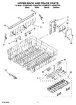 Diagram for 09 - Upper Rack And Track Parts