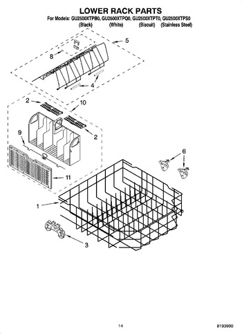 Diagram for GU2500XTPB0