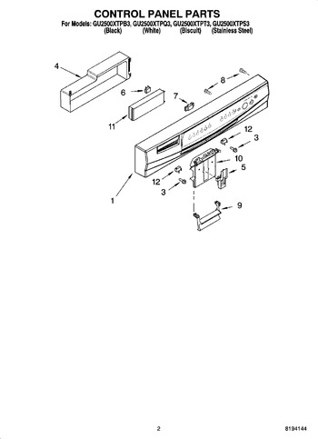 Diagram for GU2500XTPS3