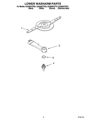 Diagram for GU2500XTPS3