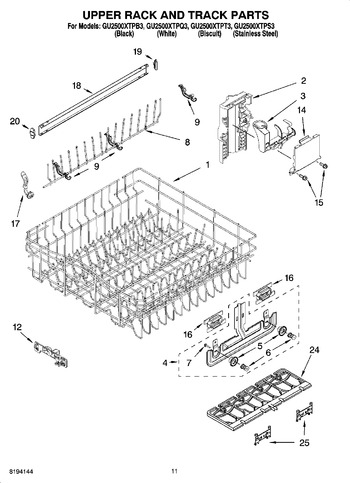 Diagram for GU2500XTPS3