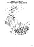 Diagram for 11 - Lower Rack Parts