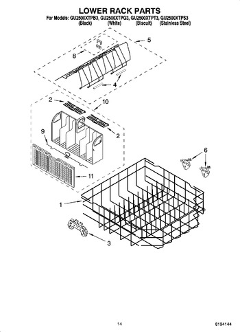 Diagram for GU2500XTPS3