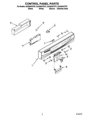 Diagram for GU2500XTPS7