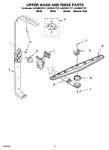 Diagram for 10 - Upper Wash And Rinse Parts