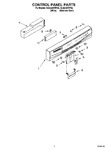 Diagram for 02 - Control Panel Parts