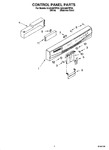 Diagram for 02 - Control Panel Parts