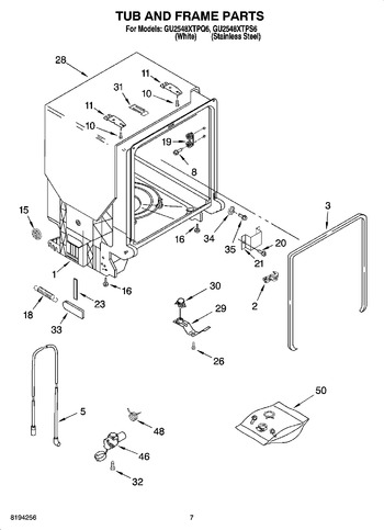 Diagram for GU2548XTPQ6