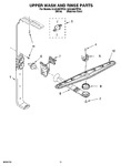 Diagram for 10 - Upper Wash And Rinse Parts