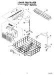 Diagram for 11 - Lower Rack Parts