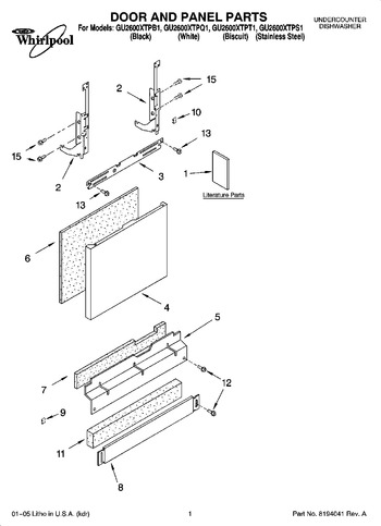 Diagram for GU2600XTPB1