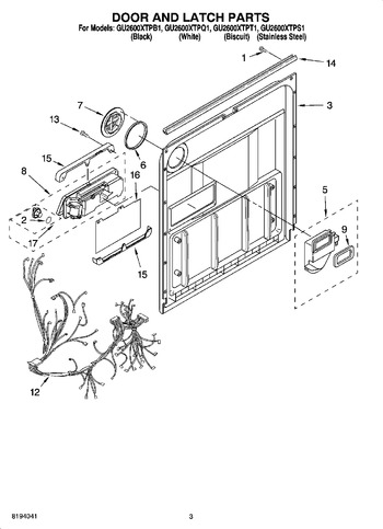 Diagram for GU2600XTPB1