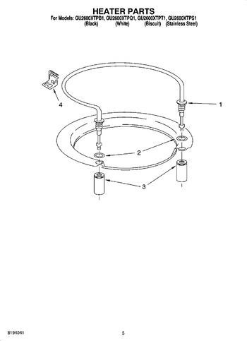 Diagram for GU2600XTPB1