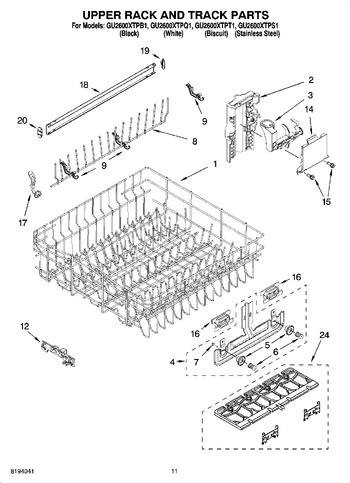 Diagram for GU2600XTPB1