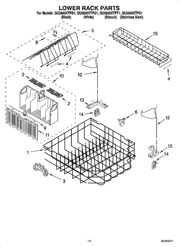 Diagram for GU2600XTPB1