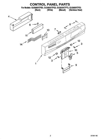 Diagram for GU2600XTPS3