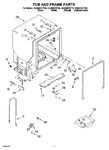 Diagram for 07 - Tub And Frame Parts