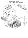 Diagram for 11 - Lower Rack Parts