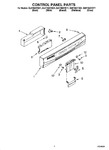 Diagram for 02 - Control Panel Parts