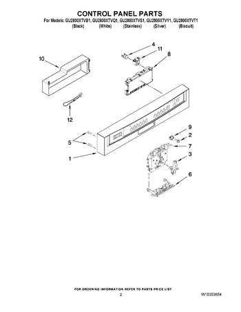 Diagram for GU2800XTVT1