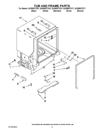 Diagram for GU2800XTVT1