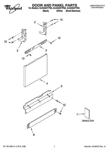 Diagram for GU3200XTPB0