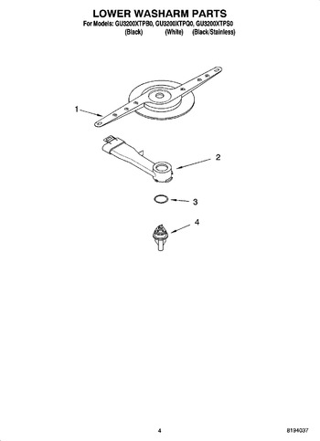 Diagram for GU3200XTPS0