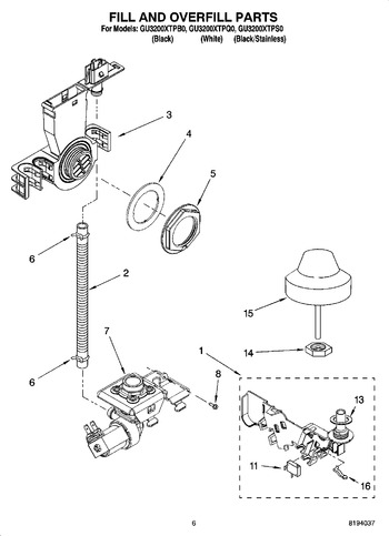 Diagram for GU3200XTPB0