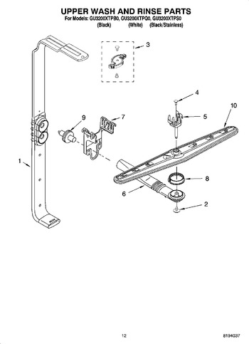 Diagram for GU3200XTPS0