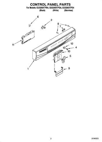 Diagram for GU3200XTPS4