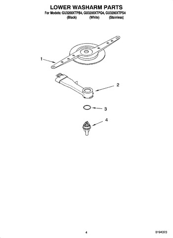 Diagram for GU3200XTPS4