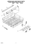 Diagram for 09 - Upper Rack And Track Parts