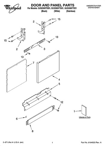 Diagram for GU3200XTSS1