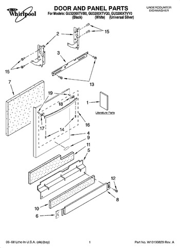 Diagram for GU3200XTVB0