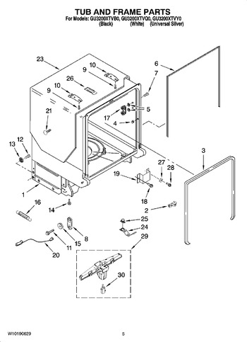 Diagram for GU3200XTVB0