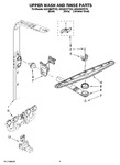 Diagram for 07 - Upper Wash And Rinse Parts