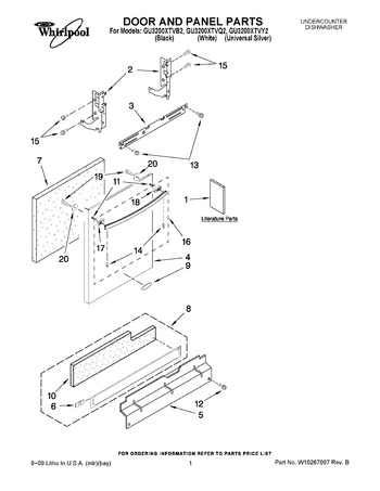 Diagram for GU3200XTVB2