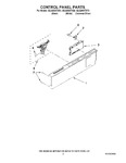 Diagram for 02 - Control Panel Parts