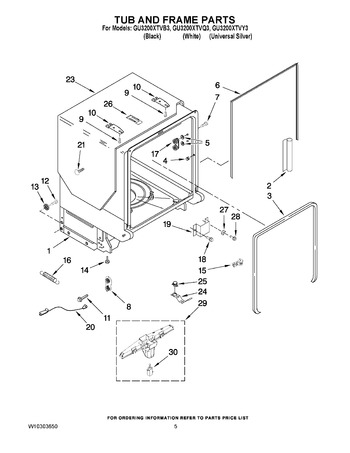 Diagram for GU3200XTVB3