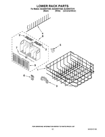 Diagram for GU3200XTXY0