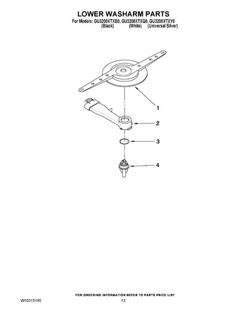 Diagram for GU3200XTXY0