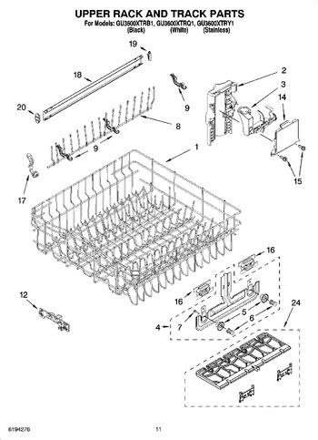 Diagram for GU3600XTRQ1