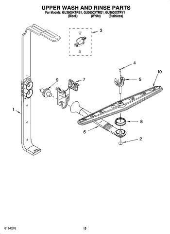 Diagram for GU3600XTRQ1