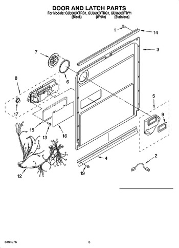 Diagram for GU3600XTRQ1